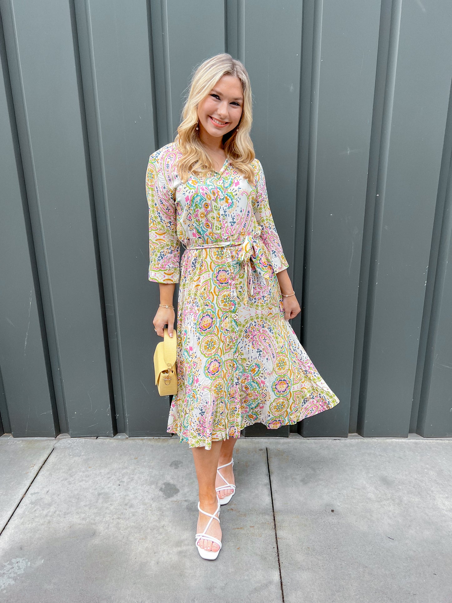 Paisley Midi Dress