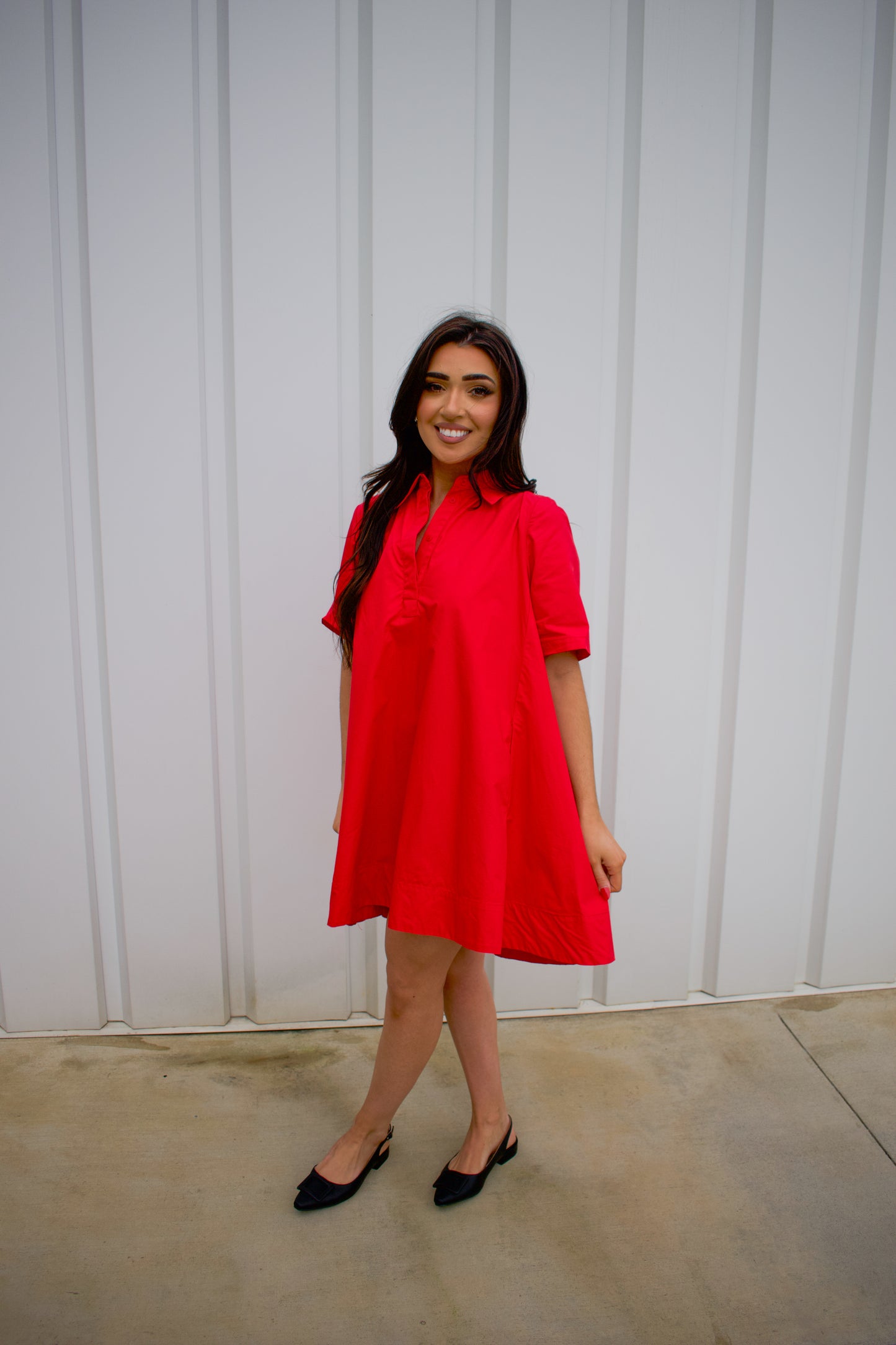 A-line Shirt Dress