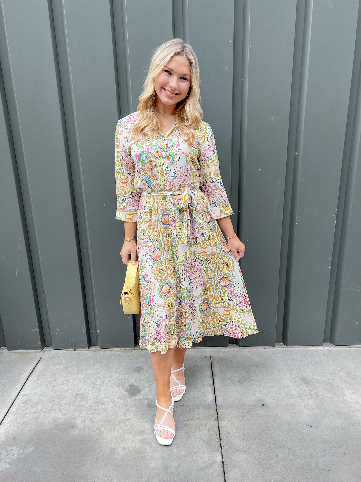 Paisley Midi Dress