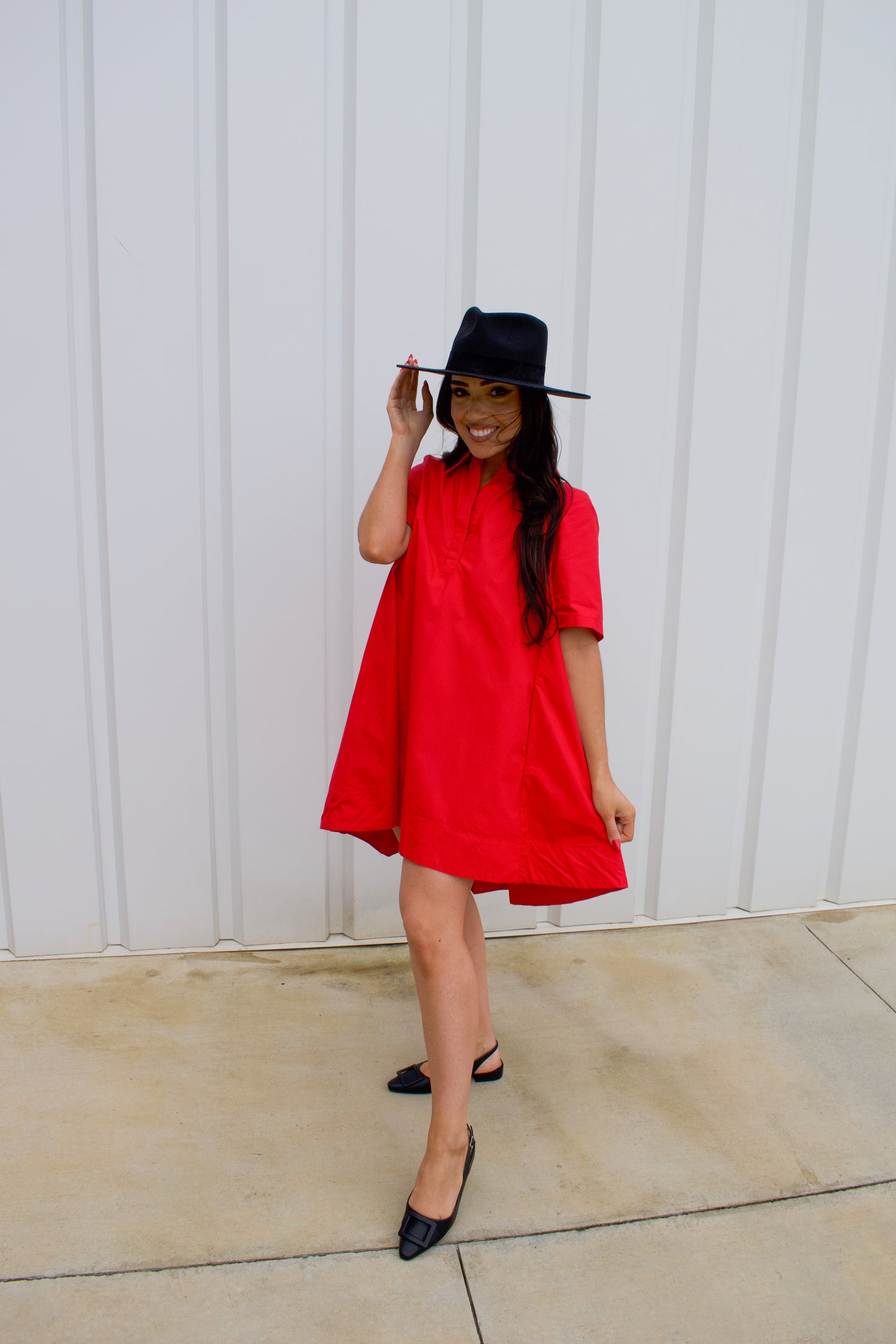 A-line Shirt Dress