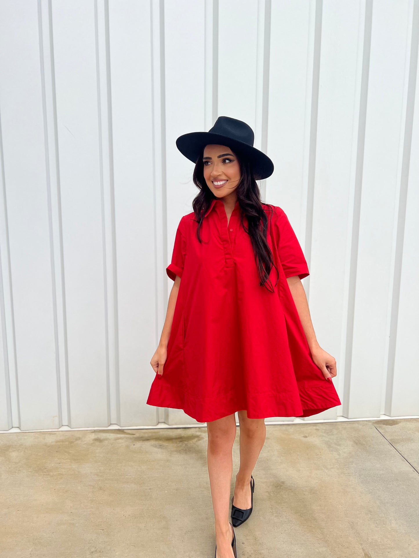 A-line Shirt Dress