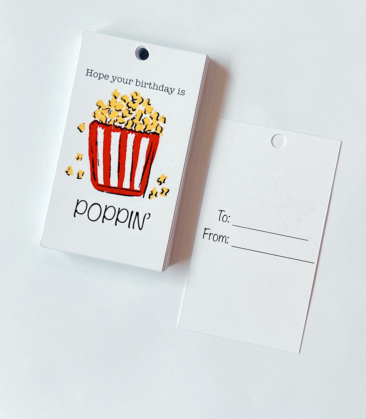 Poppin' Gift Tag