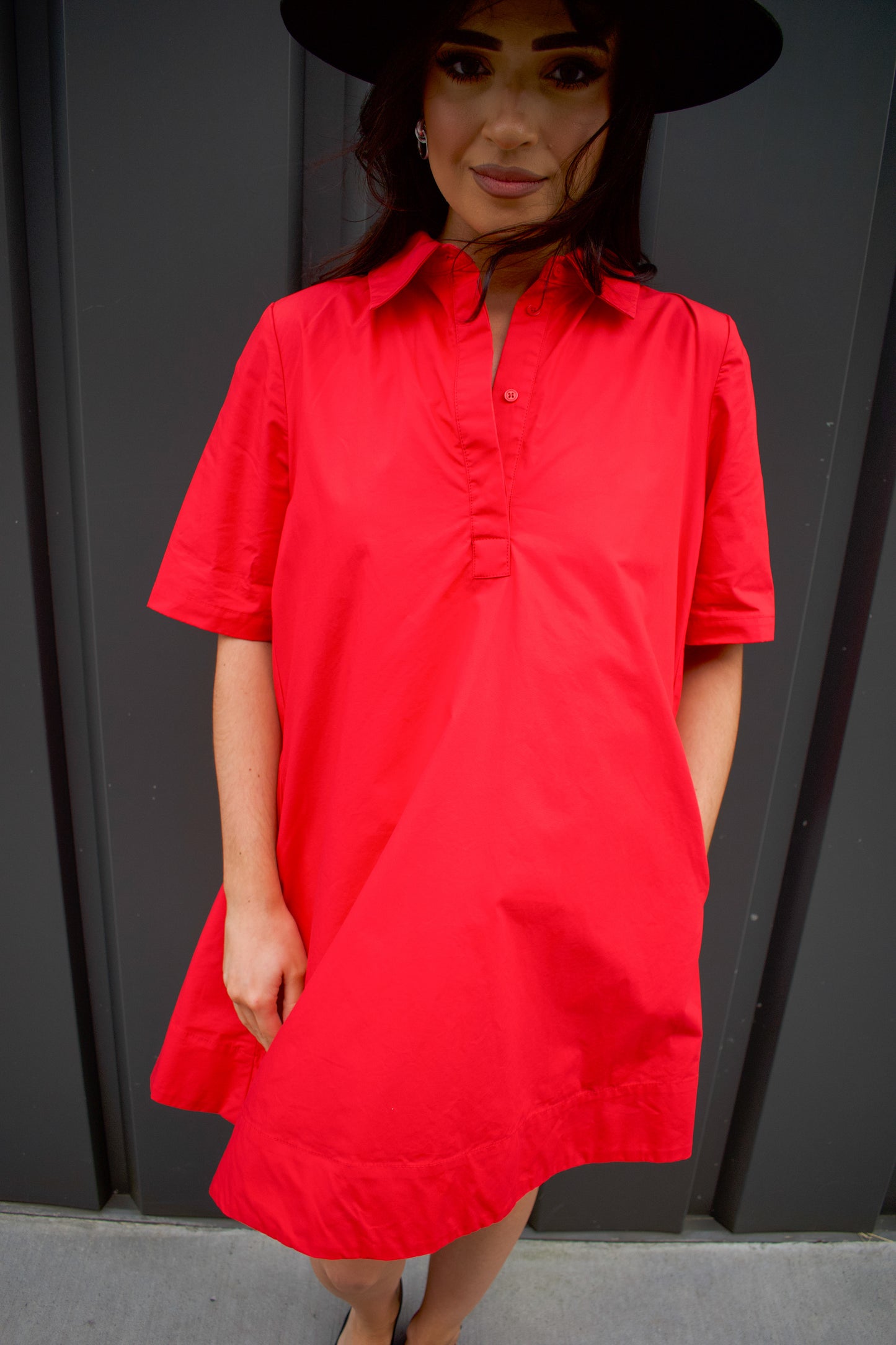 A-line Shirt Dress