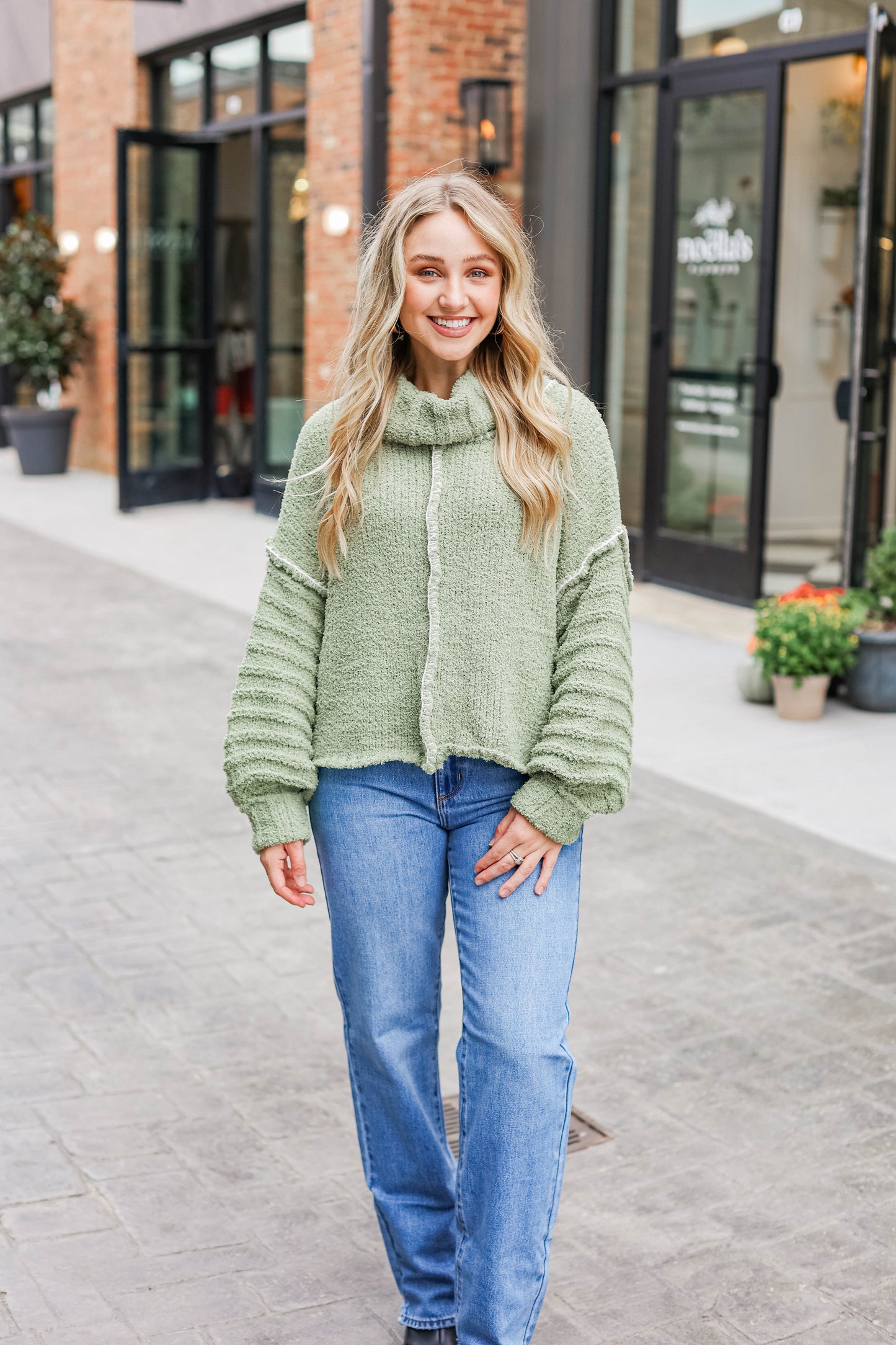 Simply Sage Sweater