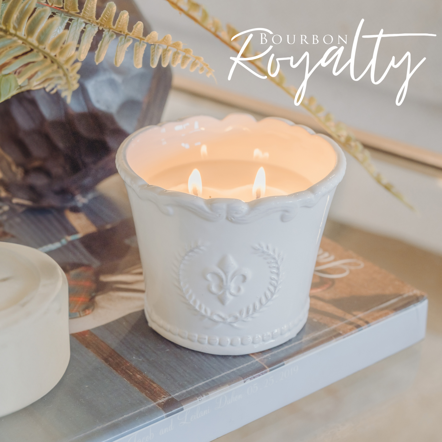 Bourbon Royalty Marquis Candle 10oz