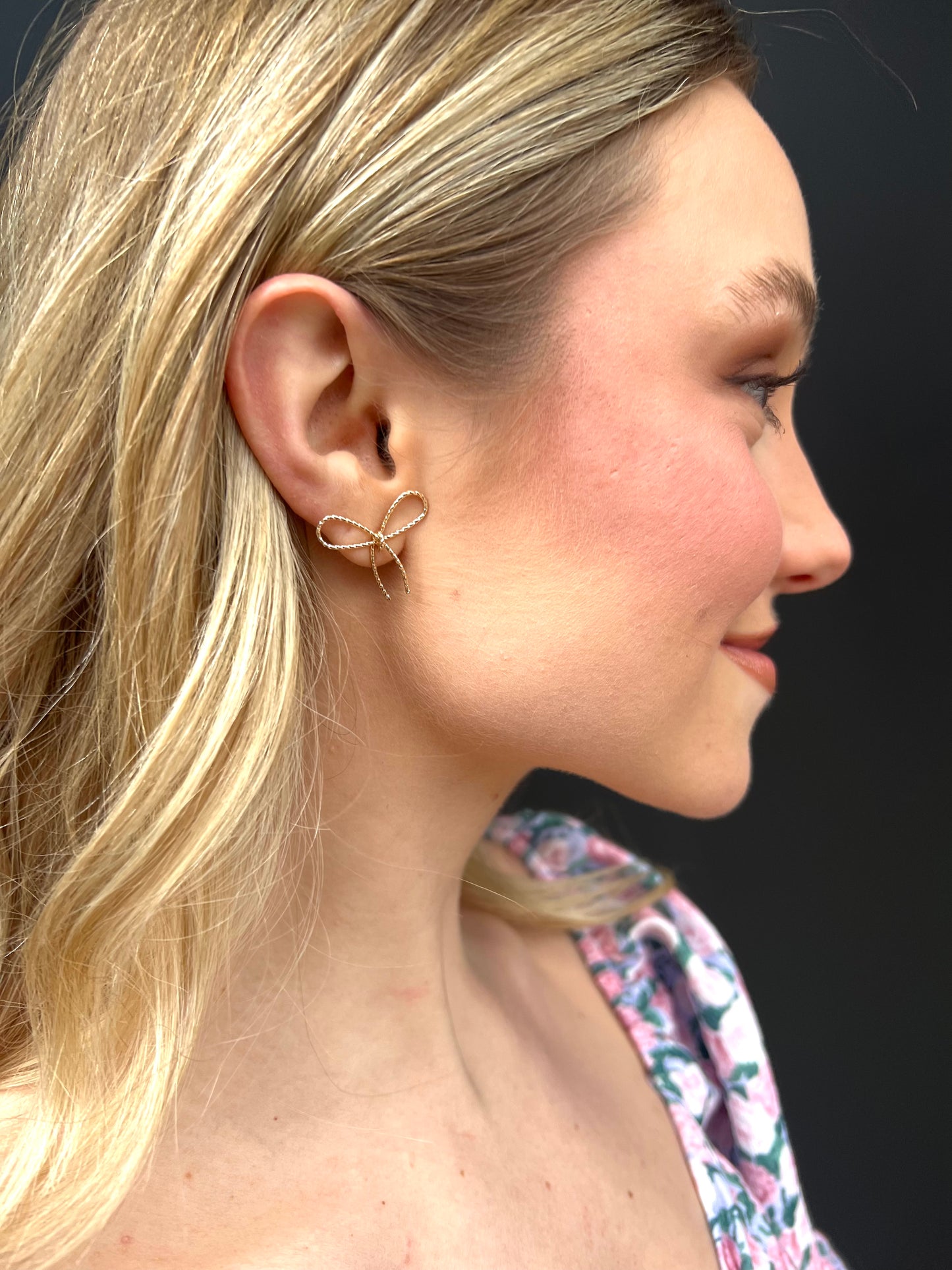 The Braided Bow Earring